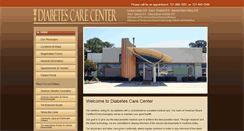 Desktop Screenshot of diabetescarecenter.net